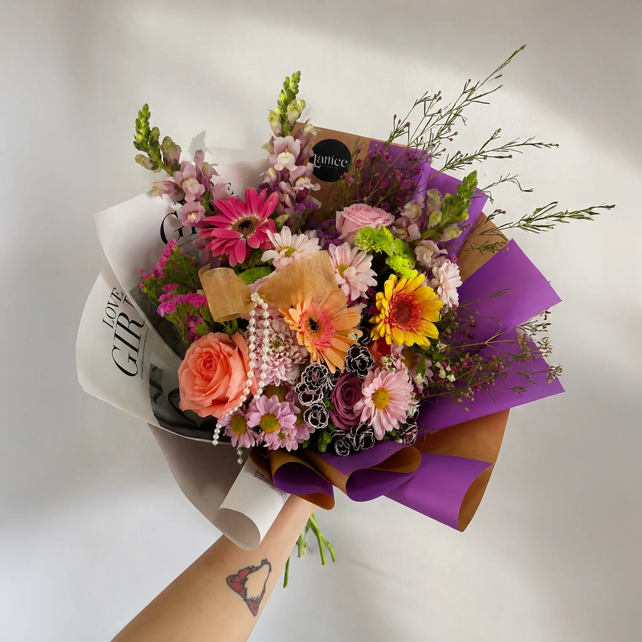 Bouquet Amour Éditorial | Lattice Flores