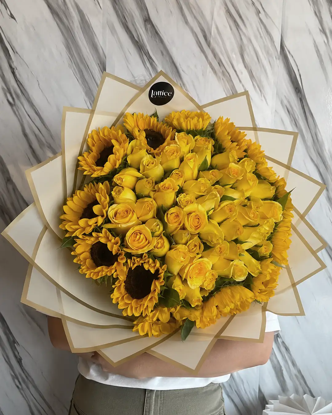 Bouquet Sol Dorado Deluxe | Lattice Flores