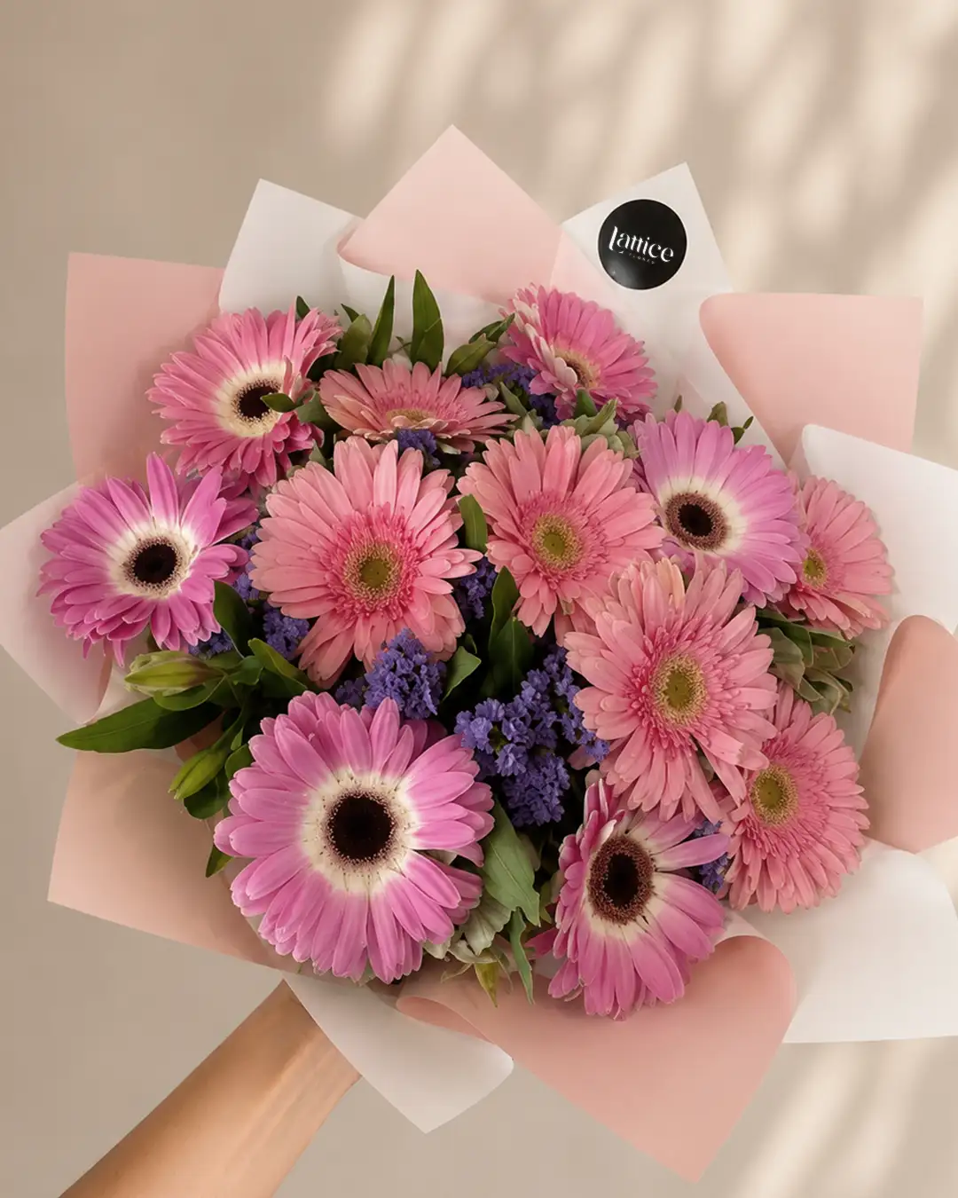 Ramo de Gerberas Rosas Premium | Lattice Flores