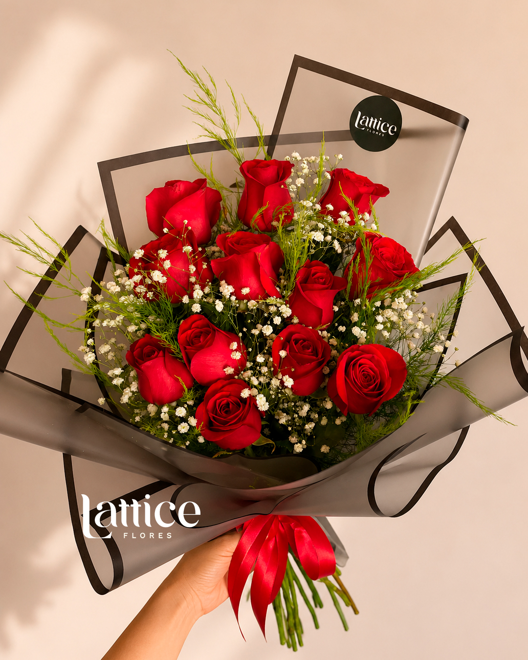 12 rosas rojas