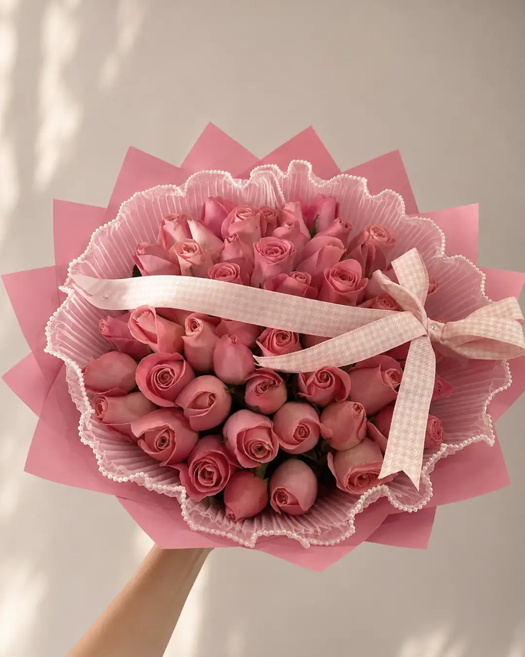 Bouquet Rosas Blush Deluxe | Lattice Flores