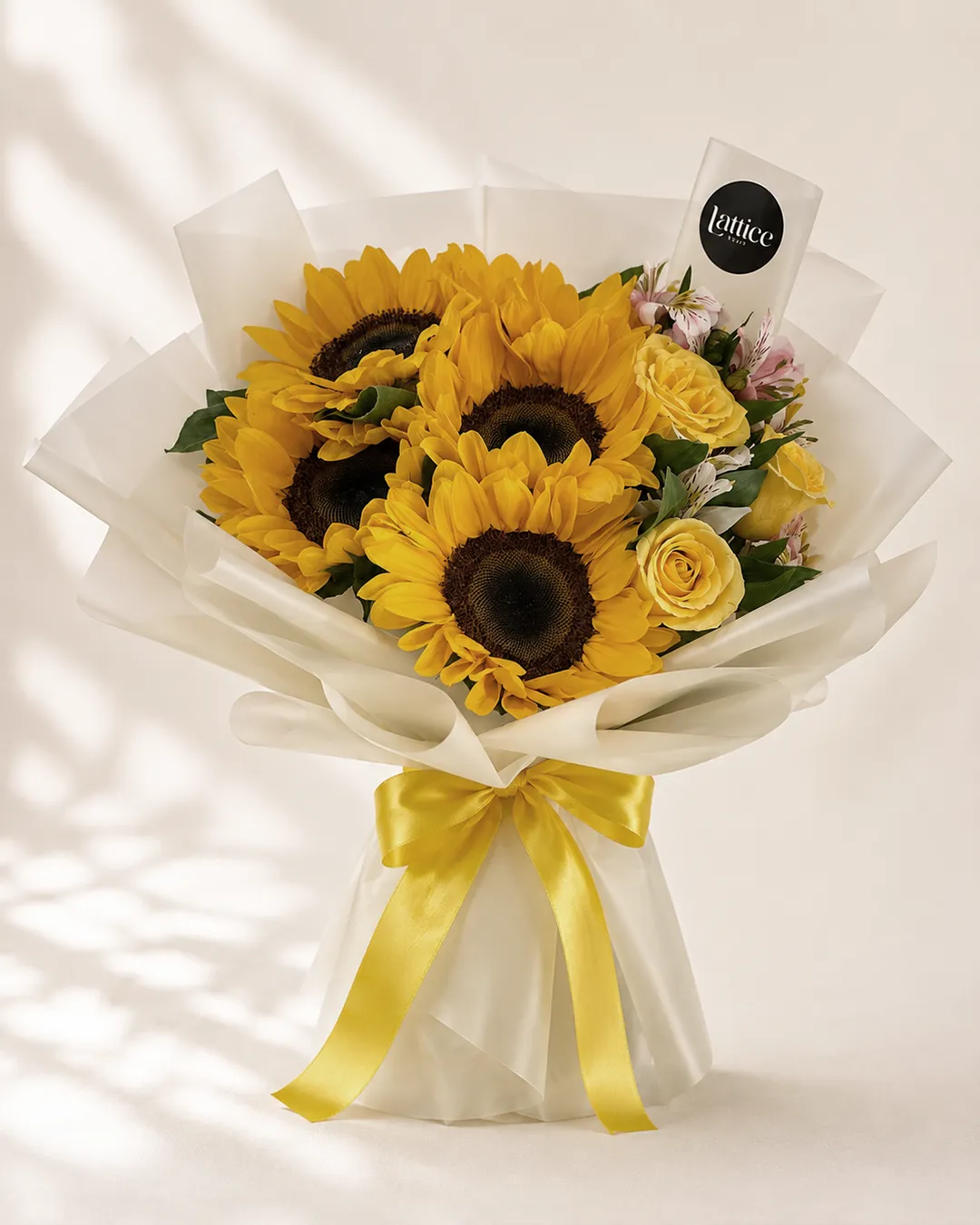 Ramo de Girasoles y Rosas Amarillas | Lattice Flores
