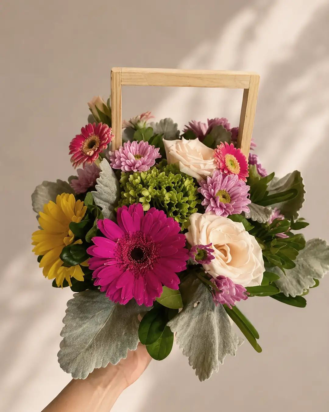 Canasta Floral Primavera Premium | Lattice Flores