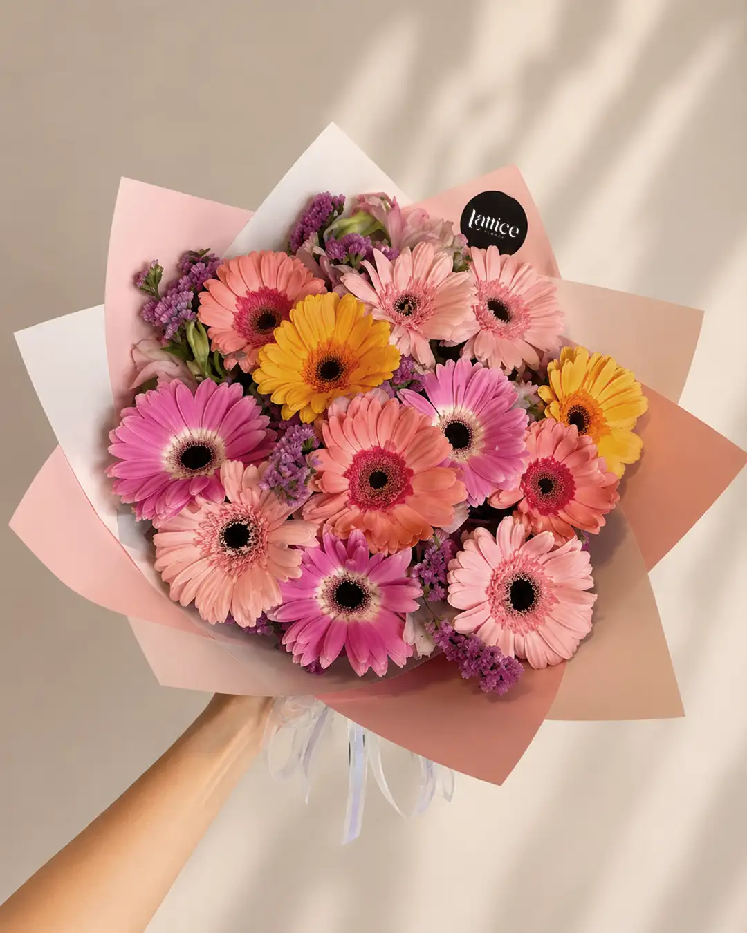 Ramo de Gerberas Pastel Premium | Lattice Flores