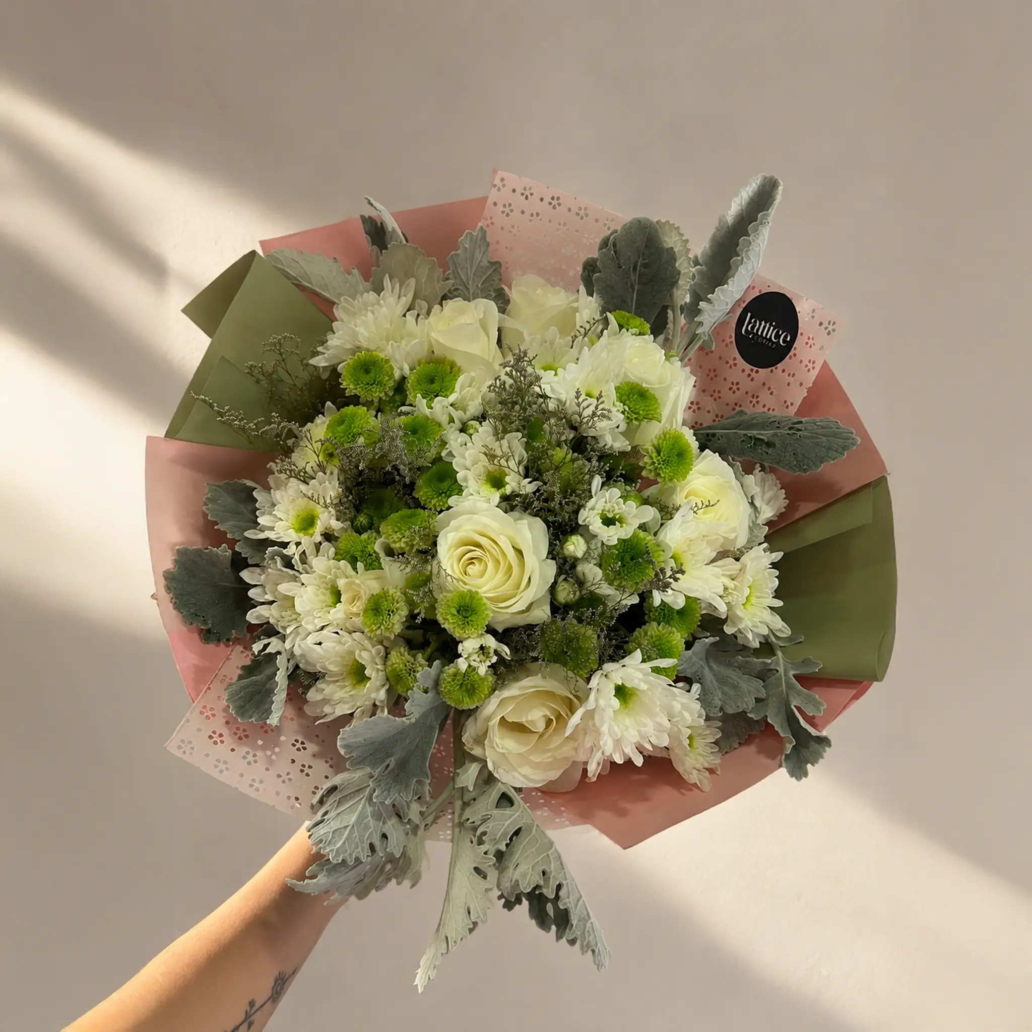 Bouquet Verde Éclat | Lattice Flores