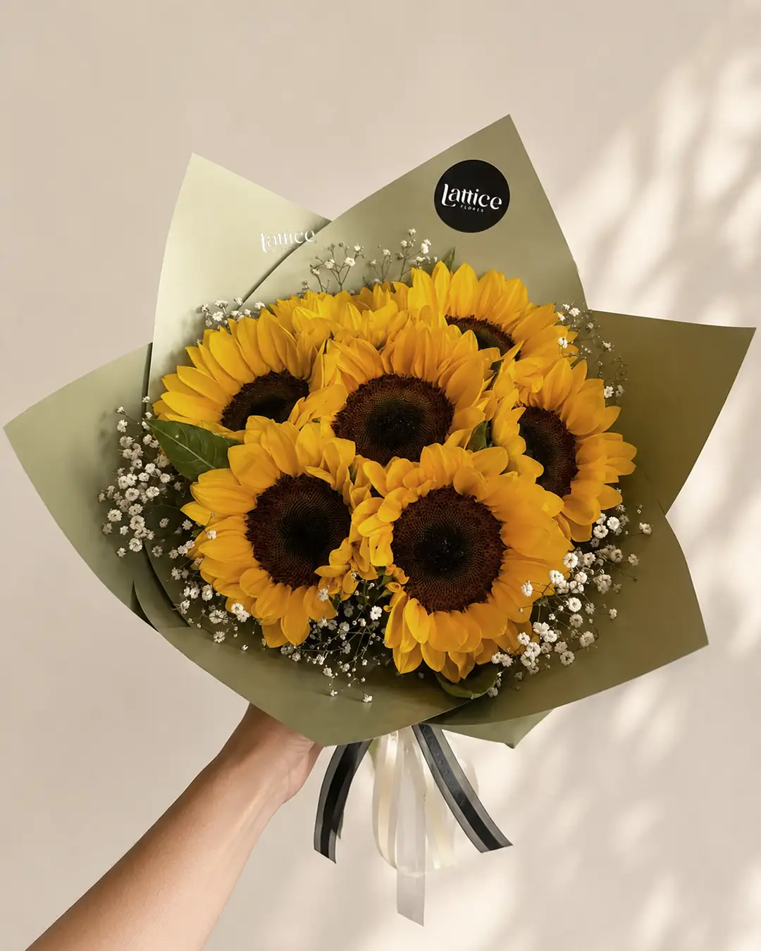 Bouquet de 7 Girasoles Premium | Lattice Flores