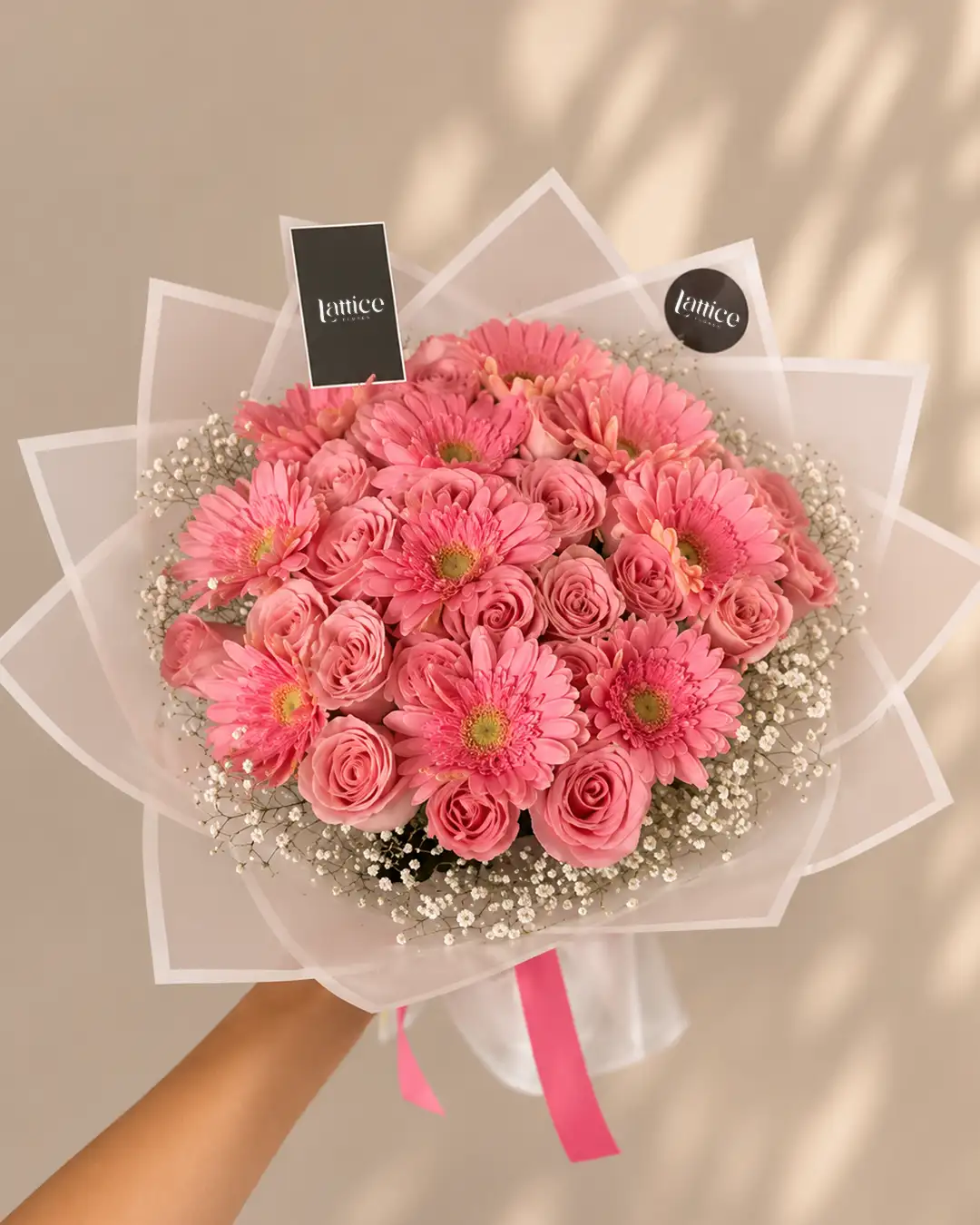 ramo de rosas con gerberas lattice flores guadalajara