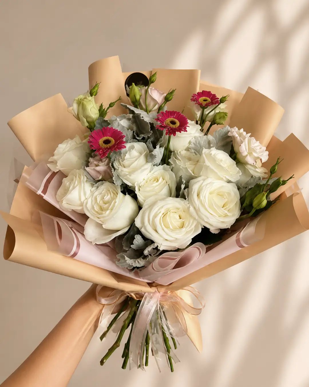 Ramo Elegance Blanco | Lattice Flores