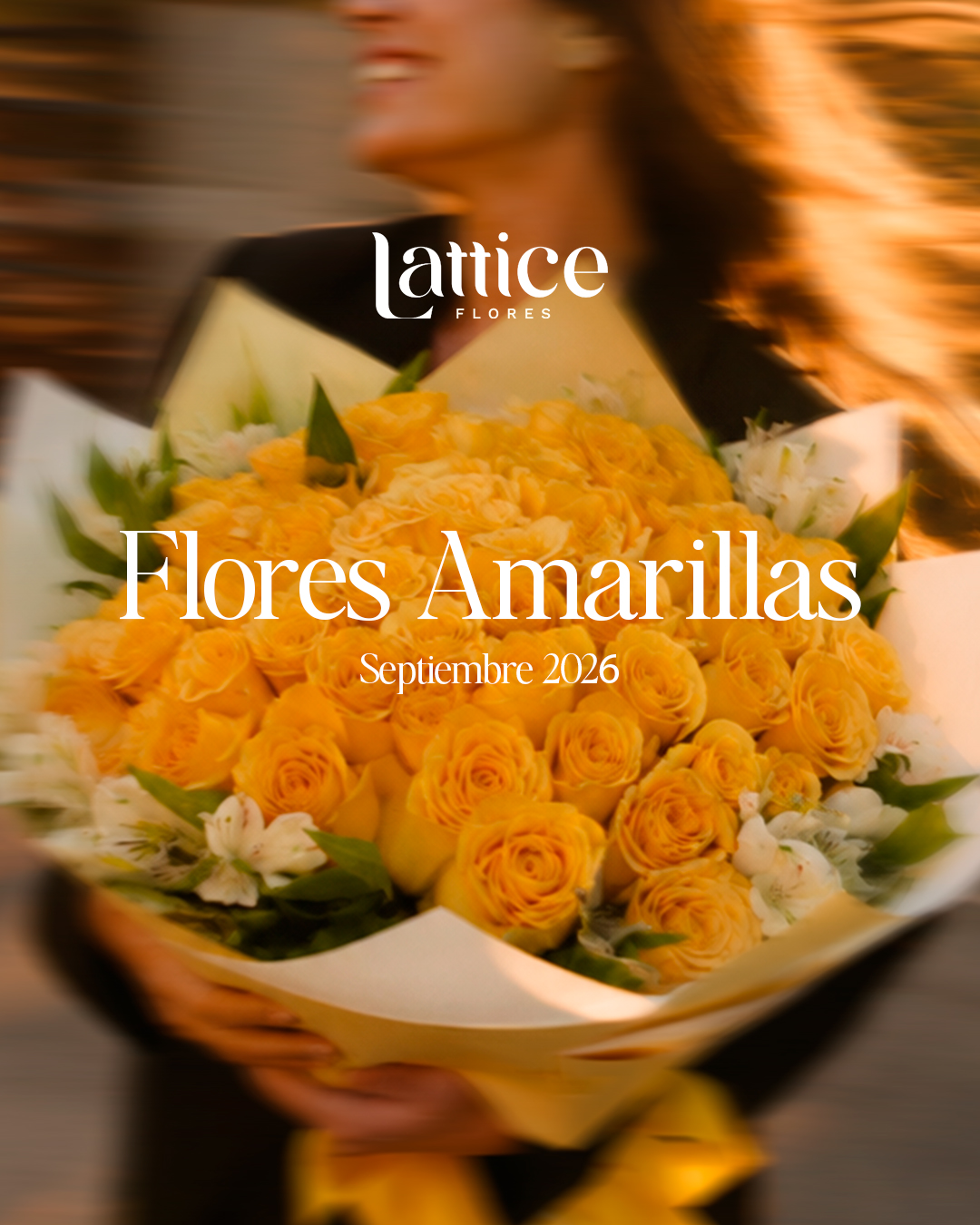 Flores Amarillas | Lattice Flores